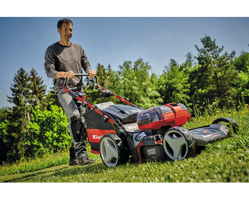 Akku Rasenmäher Einhell Power-X-Change GP-CM 36/47 S HW 2x18V Li inkl. 4 x Akku 4 Ah und 2 x Ladegeräte