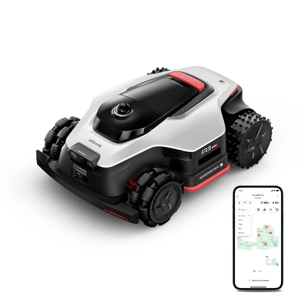 DREAME A3 AWD Pro – Mähroboter | OmniSense 3.0 LiDAR | Allradantrieb | 38,7° Steigung