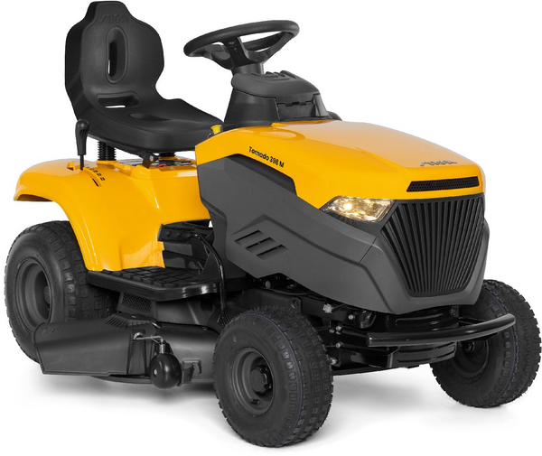 Stiga Tornado 398 M Rasentraktor 98 cm mit Mulchkit und Anhaengekupplung - 414 cm3 6,5 kW